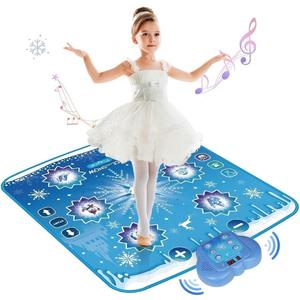 Frozen Toys Dance Mat for Girls  Bluetooth Light-Up Musical Floor Mat with 4 New Game Modes, Adjustable Volume, 2025 New Gift for Girls Ages 3-12 Birthday & Christmas