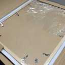 20X24 Poster Frame, Display Pictures 16X20 with Mat or 20X24 Without, Wall Hanging Frames, Natural Oak, 3 Pack
