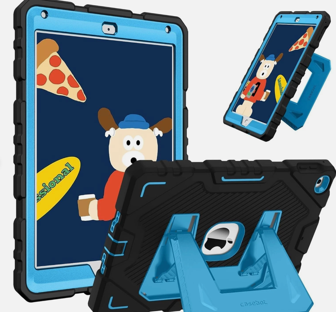 For iPad Air 2 9.7' ShockProof Military Heavy Duty Case / Screen Protector