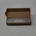 9.5 Large Acrylic Straw Holder for Cabinet Door - Reusable Tumbler Straw Organizer Storage, Small Kitchen Accessories Container, Ultra Sticky Cupboard Door Mounted (Transparent)