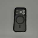 TOCOL for iPhone 17 Pro Case, Compatible with Magsafe, Full Camera Protection, Built-in Magnetic Ring, Drop Protection, Translucent Matte Phone Case for iPhone 17 Pro 6.3 inch (Black)