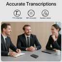 Ai Voice Recorder, Note Voice to Text Recorder W/Magnetic Case, App Control, Transcribe & Summarize with by Chatgpt, Support 112 Languages, 64GB Memory, Audio Recorder for Lectures, Meetings, Calls