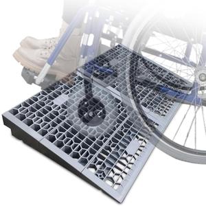 ROBLOCK 3 Inch Rise Detachable Ramps for Wheelchairs for Home Steps Entry, Portable Modular Threshold Wheelchair Ramps for Doorways, Load Capacity 3000 LBS, 2 PCS