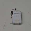 Prime Wire and Cable 6-Outlet Surge Protector Wall Tap with USB-C and USB-A Charging Outlets in White