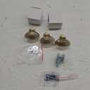 Champagne-Bronze Crystal-Brass Drawer Cabinet Knobs - 5 Pack Glass Brushed Gold pulls Hardware for Dresser Kitchen Bedroom Bathroom