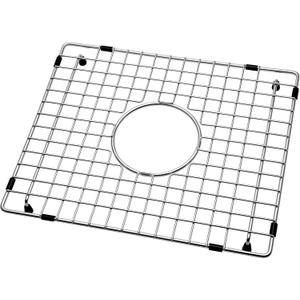 Serene Valley Sink Bottom Grid 16-1/2" X 14-1/2", Centered Drain with Corner Radius 3/8", Sink Protector SVH1715C, Medium