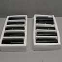 LIZOFER Modern Black Ceramic Vase Set of 10 for Living Room Bedroom 5.51'' Minimalist Fresh Small Flower Vases for Bouquet Fake Plant Home Decor Office Fireplace Centerpieces Nordic Style 10 Pack