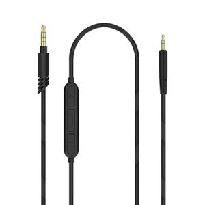 Linkidea Audio Cable with Mic for JBL Tune 770NC/670NC Headphones, 3.5mm TRRS to 2.5mm TRS Replacement Aux Cord with Inline Microphone and Volume Control (5 ft / 1.5m)