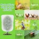 Evoio Bird Netting for Garden Blueberry Bushes Fruit Tree Netting Cover Plant Protection Mesh Bags with Drawstring, 4 Pack 2.3 x 3.5 ft Shrubs Bush Tomato Strawberry Berry Barrier Protectors Net