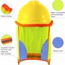 High Visibility Neck Sun Shield with Reflective Stripe (Orange)