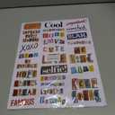 Magazine Letter Stickers Vintage Scrapbook Letters Stickers Small Ransom Alphabet Sticker for Scrapbooking Supplies Journaling Laptop Water Bottle DIY Crafts Junk Journal (letter434)