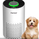 Air Purifiers for Home Bedroom Up to 1250 Ft²  H14 HEPA Air Purifier with Aroma & Sleep Mode  24dB Small Room Air Purifier for Allergies, Smoke, Dust, Pollen, Pet Dander,4000B,White