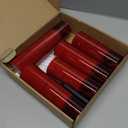 kakoya Flameless LED Candles with Timer 5 Pc Flickering Flameless Candles for Romantic Ambiance and Home Decoration Stable Acrylic Shell,with Embedded Star StringBattery Operated CandlesRed