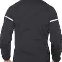 LAZAWG Sauna Suit Long Sleeve Sauna Jacket for Men Sweat Suit Zipper Sweat Shirt Top for Gym Workout Exercise (3X-Large, Black-5116)