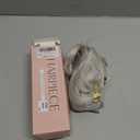 Claw Clip Short Ponytail Messy Bun Hair Piece Bendable Hair Branch Extensions Fluffy Wavy Curly Synthetic Versatile White Hairpieces