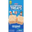 Rice Krispies Treats Marshmallow Snack Bars, Kids Snacks, Lunch Snacks, Original, 12.4oz Box (16 Bars)
