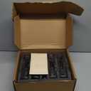 APT 1101 Olive Oil Dispenser for Kitchen, Cooking Oil and Vinegar Dispenser Set, Olive Oil Bottle, Soy sauce dispenser, coffee syrup bottles with stainless steel pourers - 4 pcs, Gold