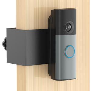 Anti-Theft Ring Doorbell Camera Mount: No-Drill Doorbell Bracket Mounting Compatible with Ring Battery Doorbell/Plus/Pro(Newest Model) Accessories for Renters, Apartments