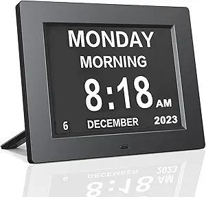 Digital Day Clock, 8 inch screen