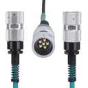 Renastar Military U94 PTT Adapter for Two Way Radio PRC 152, TP120 6 Pin Push-To-Talk Switch for Baofeng Harris Falcon 3 iii an/prc-152a PRC-148 PRC-152 PRC-163 Walkie Talkie