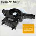 Rear Right Passenger Side Lower Suspension Control Arm Compatible with Nissan Altima 2013 2014 2015 2016 2017 2018 Nissan Maxima 2016 2017 2018 2019 2020 2021 Replace 551B0-3TA0D