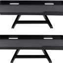 2 Pcs Adjustable TV Top Shelf Screen Shelf Monitor Top Shelf TV Top Storage Bracket Computer Screen Shelf for Cellphone Stand, Media Boxes, Game Console, Router and Home 11.8 x 4.7 Inch