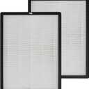 PUREBURG Replacement Filter Compatible with TaoTronics TT-AP007 Air Purifier,2-Pack H13 HEPA Activated Carbon 2-in-1 4-Stage Filtration Air Clean Dust VOCs