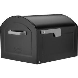 Architectural Mailboxes 950020B-10 Centennial Postmount Mailbox, XL, Black