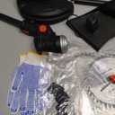 SMILOVII 21V Cordless Weed Wacker Lawn Edger, 4.6lbs Lightweight Battery Powered String Trimmer, 4-in-1 Brush Cutter with Metal Blades, Wire Brush & Guide Wheel for Garden Edging (2 Batteries, 2.0Ah)