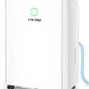 1500Sq.Ft Dehumidifier, 32Pint Dehumidifiers for Home, Quiet Dehumidifier for Bathroom, Basement, Bedroom and RV, with 6.56FT Drain Hose,0.66Gal Water Tank, 3-Color Humidity Light (white)