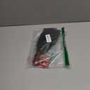 Huralona 1920s Vintage Style Folding Handheld Flapper Feather Hand Fan (Black)