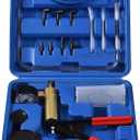 DHA Hand Held Vacuum Pressure Pump Tester Brake Fluid Bleeder Kit, Vacuum Pump Pressure Tester Brake Bleeding Kit for Car Motorcycle One Man