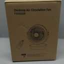 Air Circulator Fan for Bedroom, 13" Table Fan with Remote, 90 Oscillating & 120 Tilt, 60ft Strong Airflow, Quiet 25dB Electric Fan with 4 Speeds, 4 Modes & 12H Timer (White)