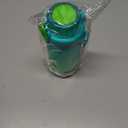 ZZT 20 oz Water Bottles with Time Marker to Drink and Straw, Motivational Words Water Bottle, Leakproof,Sports Water Bottle for Gym and Outdoor Activity (Green)