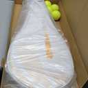 Tennis Rackets - Super Value Set with Pre-Strung, Comfortable Handle, 27'' Tennis Racquet for Beginner, Includes 4 Tennis Balls, 2 Overgrips and 2 Tennis Bag