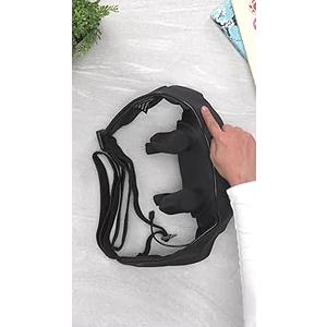 Deep Relax Manual Neck & Shoulder Massager, Deep Tissue Kneading Shiatsu Rollers For Pain Relief, Cordless Massager, Black