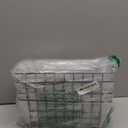 Deertaip Adhesive Basket Wall Wire Basket Over the Cabinet Door Organizer No Drilling Mounted 4 Pack, Black