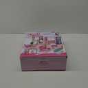 Doll House Portable & Foldable Dollhouse w/ 60+ Pcs & 2 Dolls, Play House Toy with Bedroom Bathroom Kitchen Furniture Playset, Playhouse Birthday Gift for Girl Kid Toddler