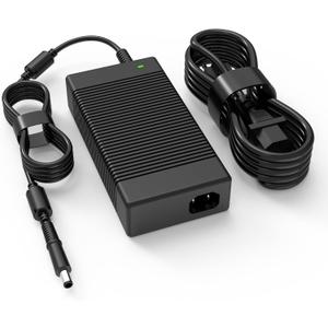 330W 16.92A 19.5V LA330PM190 AC Charger for Dell G15 G16 5530 7630 7620 Alienwar Area-51m X51 M18x X17 M17 DA330PM190 DA330PM111 LA330PM160 Gaming Laptop Power Supply Adapter Cord