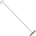Heavy Duty 5th Wheel Pin Puller, 32" Solid Steel Chrome Plated Fifth Wheel Puller Hook, 1 Pack