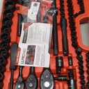 LLNDEI 160-Piece Mechanics Tool Set, Metric Socket Set 1/2 1/4 3/8 inch Drive Professional Tool Kit, CR-V Deep & Shallow Kit with Quick Release Ratchet