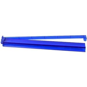4Pack Mahjong Racks with PushersAcrylic Clear Mahjong Racks Acrylic Mahjong Rack with Pusher for Beginners(Dark Blue)