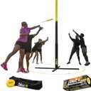 Indoor & Outdoor Team Game Original Flying Disc Toss Sport - Fun For Events & Gatherings - Play At The Beach, Backyard, Park, Tailgates - Quick Easy 3 Minute Setup For All Ages