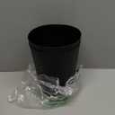 Bathroom Trash Can 1.8 Gallon Small Waste Basket Garbage Can for Bedroom Office Kitchen, 2 Pcak Black