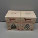 2 x ARVIDSSON Christmas Essential Oil Diffuser, Festive Aromatherpay Diffuser for Essential Oils, Ceramic Ultrasonic Oil Diffusers for Home, Christmas Tree Diffusers Gift for Women