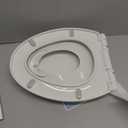 Jool Baby Quick Flip Toilet Seat with Built-in Potty & Splash Guard for Toddler Training, Slow Close (Elongated)