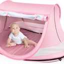 Baby Beach Tent,Large Pop Up Beach Tent Sun Shade for Beach,Portable Baby Travel Tent with Mosquito Net,Indoor Baby Play Tent,UPF 50+ UV Protection Sun Shelters for Infants