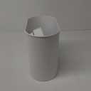 5 Gallon Bathroom Trash Can with Lid, Automatic Motion Sensor White Trash Can, Touchless Slim Waterproof Garbage Bin for Kitchen, Bedroom, Office, and Bathroom