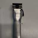 OVLUX Professional Cordless Hair Clippers for Men, Rechargeable Full Metal Beard Trimmer, Barbers Trimmer, Ideal Gift for Men, Dad - Silver.