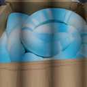 Linenspa 3 Inch Gel Swirl Memory Foam Mattress Topper  Cooling Gel Infused  Pressure Relieving Bed Topper - Mattress Pad  CertiPUR Certified - Queen Size